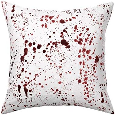 Amazon Com Roostery Throw Pillow Blood Splatter Halloween Crime