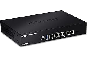 TRENDnet Gigabit Multi-WAN VPN Business Router, TWG-431BR, 5 x Gigabit Ports, 1 x Console Port, QoS, Inter-VLAN Routing, Dyna