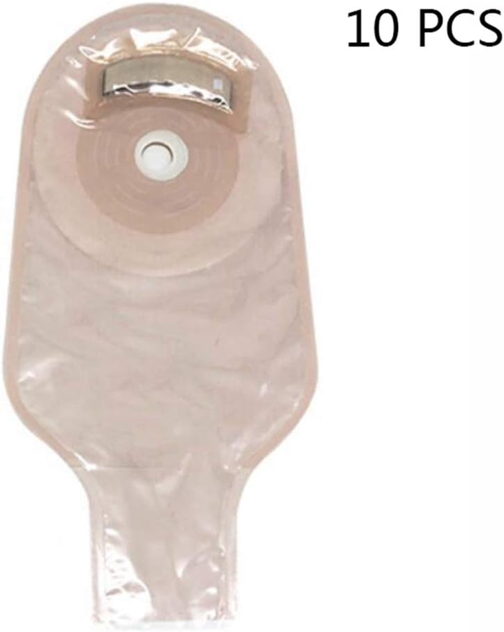 JIN Reusable Disposable Ostomy Bags One-Piece System Drainable Pouch for Colostomy Ileostomy Stoma Care,10 PCS