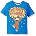 Curious George Little Boys' Toddler Short Sleeve Graphic T-Shirt, Royal, 2T