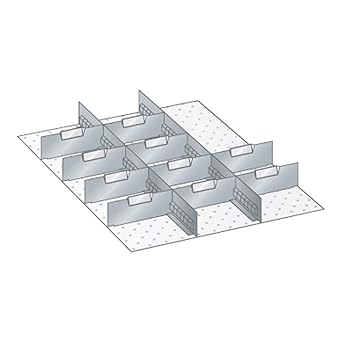 Lista 100 247 000 Drawer Divider Set For 27 X Front Height 150 Mm