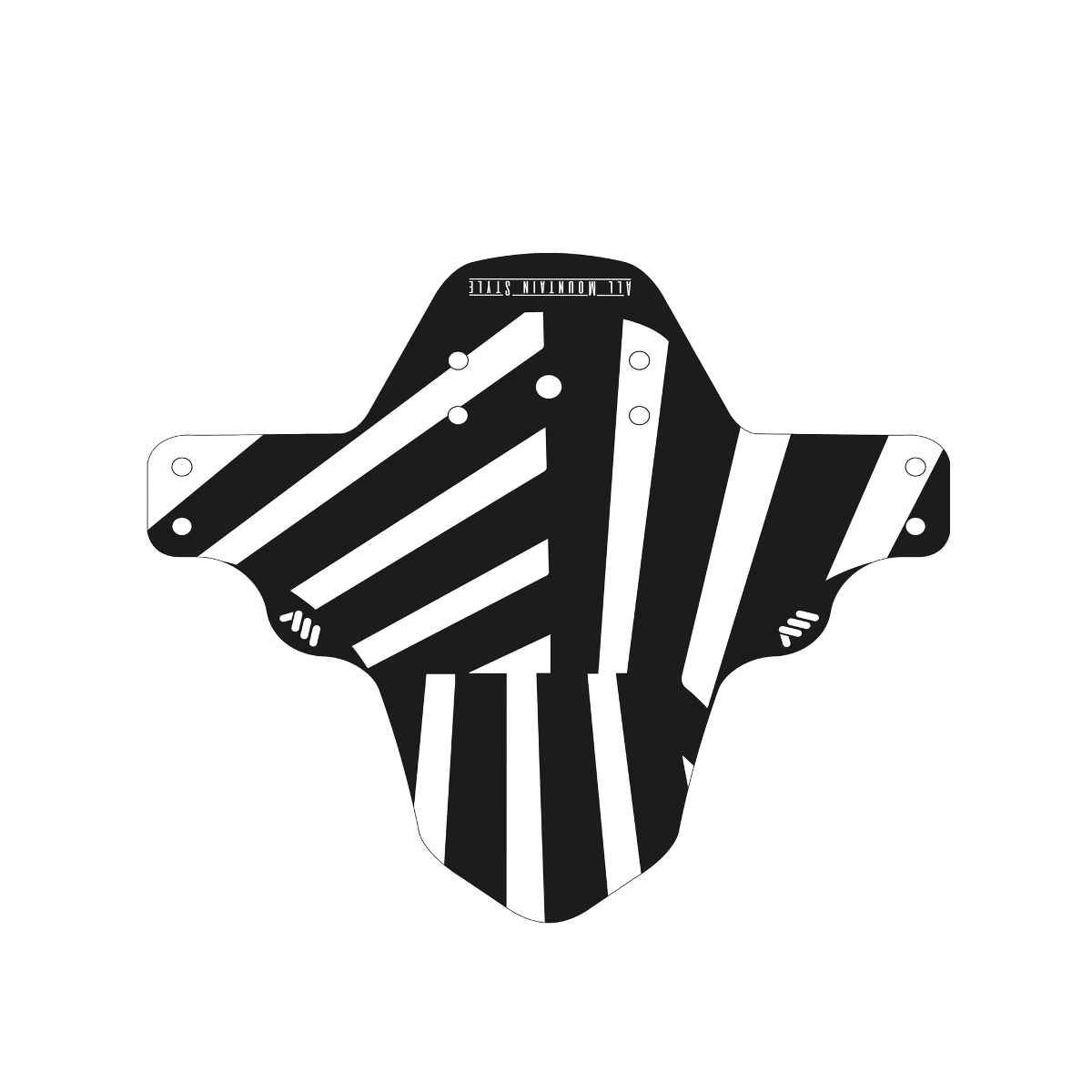 All Mountain Style Unisex Ams Mudguard, Dazzle/Black, Medium