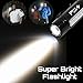 Magnetic Flashlight, LED Work Light, LED Flood Light & Head Flashlight 4-In-1 18650 Flashlight CFX1000 - Super Bright Flashlights High Lumens, Strobe with Rechargeable Battery & Charger by PeakPlus