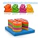 Baby Shape Sorts Colors Board Preschool Early Developmental Educational Geometric Block Puzzle Toys Christmas Gift for Kids Children Toddler Boy Girl