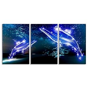 NWT Canvas Wall Art Abstract Beautiful Sky Fantasy...