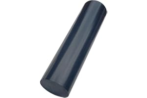 ELIPHS 3" Dia Round Acetal Copolymer Rods 12Inch Length - Standard Tolerance Opaque Black Acetal Copolymer Rods Meets ASTM D6778 Specifications Perfect for Non-Marring Fixtures