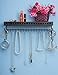 Mango Steam Wall-mounted Jewelry Organizer Shelf (17 Inch, Black)