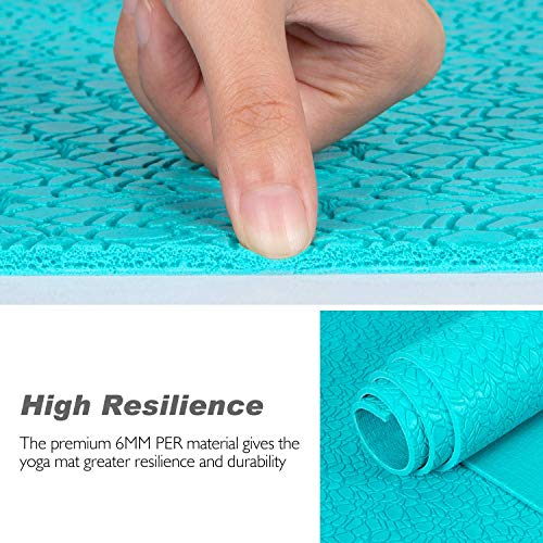 image for TOPLUS Yoga Mat - Non Slip Eco Friendly Exercise & Fitness Mat with Ca