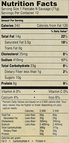Jimmy Dean, Pancakes & Sausage on a Stick, Blueberry, 12 ct (frozen)