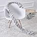 Hbitsae Baby Crib Bumper Knotted Braided Plush 78.7 inch 2m Baby Crib Bumper Knotted Nursery Gift Pillow for Newborns Bed Sleep Bumper (Gray)