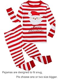 Christmas Tree Little Boy Girl PJS Long Sleeve Kid Sets