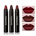 Gracefulvara 3Pcs/Set Waterproof Long Lasting Matte Lip Gloss Lipstick Cosmetic,Kit 1