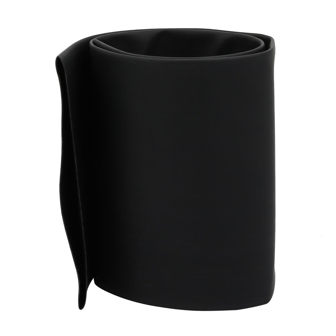 sourcing map 1.6Ft Length 80mm Inner Dia Polyolefin Insulated Heat Shrink Tube Wire Wrap Black