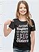 Tstars Awesome Daughters Get Promoted to Big Sister Baby Announcement Girls Shirt Pink Medium