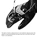 KINGSBOM Waterproof Warm Gloves - 3M Thinsulate Winter Touch Screen Thermal Gloves- for Cycling, Running, Riding, Outdoor Sports - for Women and Men – Black