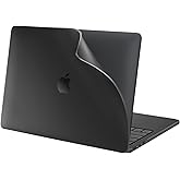 BlueSwan for MacBook Pro 13 inch Case, 2026 2022-2016 M2 M1 Clip, Anti-Scratch Flexible Protective Laptop Cover with Grippy Matte Texture, Slim and Easy Installation, Frosted Black