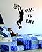 Ball Is Life Version 2 Basketball Court Wall Decal Vinyl Art Sticker Sport Boy Girl Teen Baby NBA