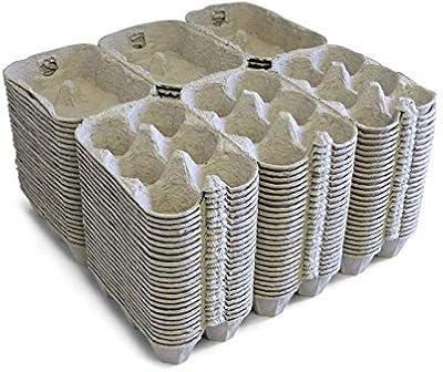 Happy Chickens 100 x Half Dozen NEW Egg Boxes Cartons For Poultry Eggs