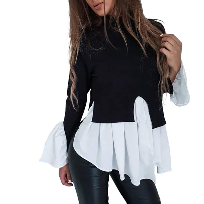 jumper dress with frill bottom