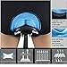 3D Padded Cycling Underwear Shorts - Breathable Quick Dry Bike Pants - Lightweight Bicycle Undershorts - Women (L, Black)