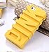 iPhone 6 Plus Case,iPhone 6S Plus Case, JEPN 3D PINK big letters Silicone Case for the Apple iPhone 6 Plus/6S Plus 5.5 inch Yellow