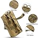 Owlike 2 Pack Tactical Molle Pouches - Compact Utility Water-Resistant EDC Pouch, Gadget Gear Hanging Chest Vest Waist Bag for Camping and Hiking Traveling