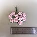 100 Pcs Hight Quality Pink Color #002 Mulberry Paper Flowers of Wedding Roses : 20mm.