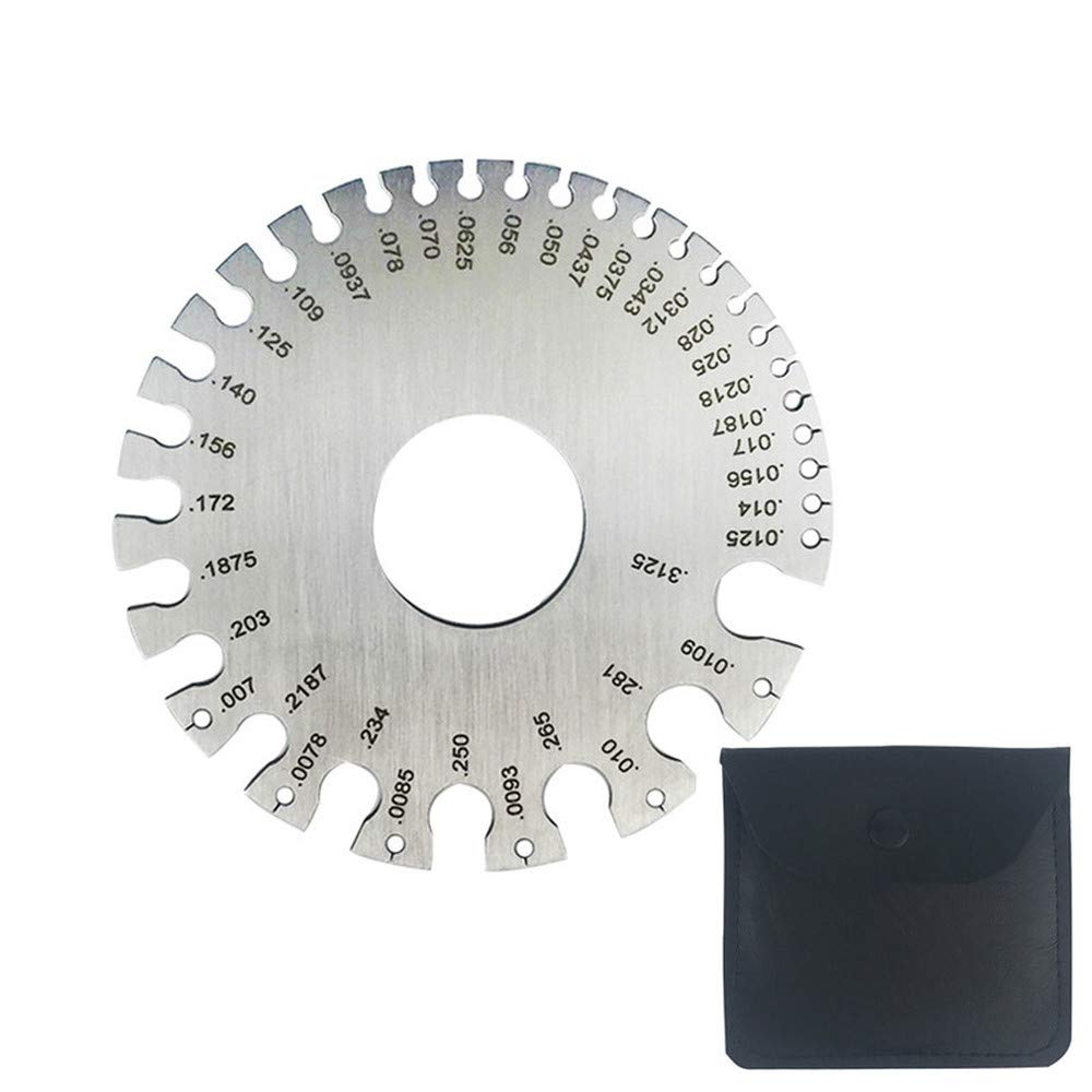 036 Standard Round AWG SWG Wire Gauge Sheet Metal Gauge, Wire/Metal