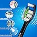 Compatible Philips Sonicare DiamondClean and Exceptional Plaque Control Brush Heads, 8 Pack, Black, HX6068. Up to 6x more Plaque than a Manual Toothbrush. This Product has Patent, Protected by US Law.