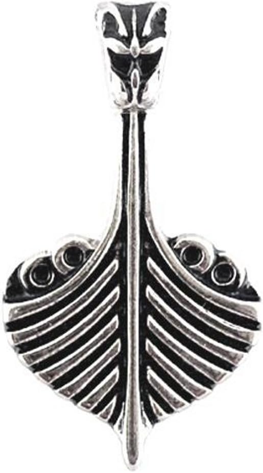 GermanenschmuckDrake Viking Ship Pendant in Silver Pendant | 925 Sterling Silver finish