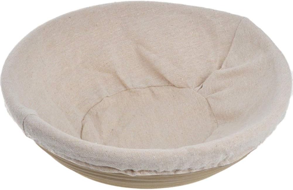 Overstep Round/Oval/Rectangle Shape Bread Proofing Basket With Cloth Liner Bread Fermentation Bowls Baking Pastry Utensils Kitchen Utensils & Gadgets Bread Making Tools Accessories（5-12 Inch）