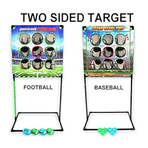 Kid Agains Quarterback Touchdown Grand Slam Toss Challenge & Skills Game, Colors and Packaging May, Multi