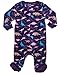Fleece Footed Sleeper Dinosaurs Girl 12-18 Months