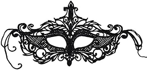 Yiweir 28 Pieces Lace Masquerade Mask Ventian Halloween Costume Sexy Women Party