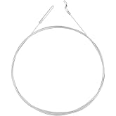 Throttle Cable 2667mm Compatible with VW Beetle &amp; Karmann Ghia 1966-71 | Compatible with VW Dune Buggy, Air Cooled, Reference part number 111721555E, Replacement Accelerator Cable