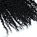 Luwigs 3B 3C Afro Kinky Curly Clip In Hair Extension Natural Color African American Brazilian Human Virgin Hair For Black Women 7pcs/set (20 inches, 3B 3C Afro Kinky Curly)