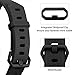 Henoda Compatible with Fitbit Alta/Fitbit Alta HR Bands, Large Black Soft Replacement Band Adjustable Sport Strap Compatible for Fitbit Alta/Fitbit Alta HR/Fitbit Ace Fitness Wristbands