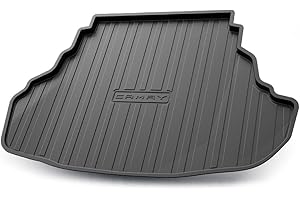 WGGDRAQQ Cargo Liners Fits Toyota Camry 2012-2017 Rear Trunk Floor Mats 3D Boot Tray All-Weather TPE Black