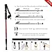 MiluoTech Walking Stick, Trekking Poles Ultralight & Adjustable Height and Anti-Shock Backpacking Climbing Hiking Poles One Pair