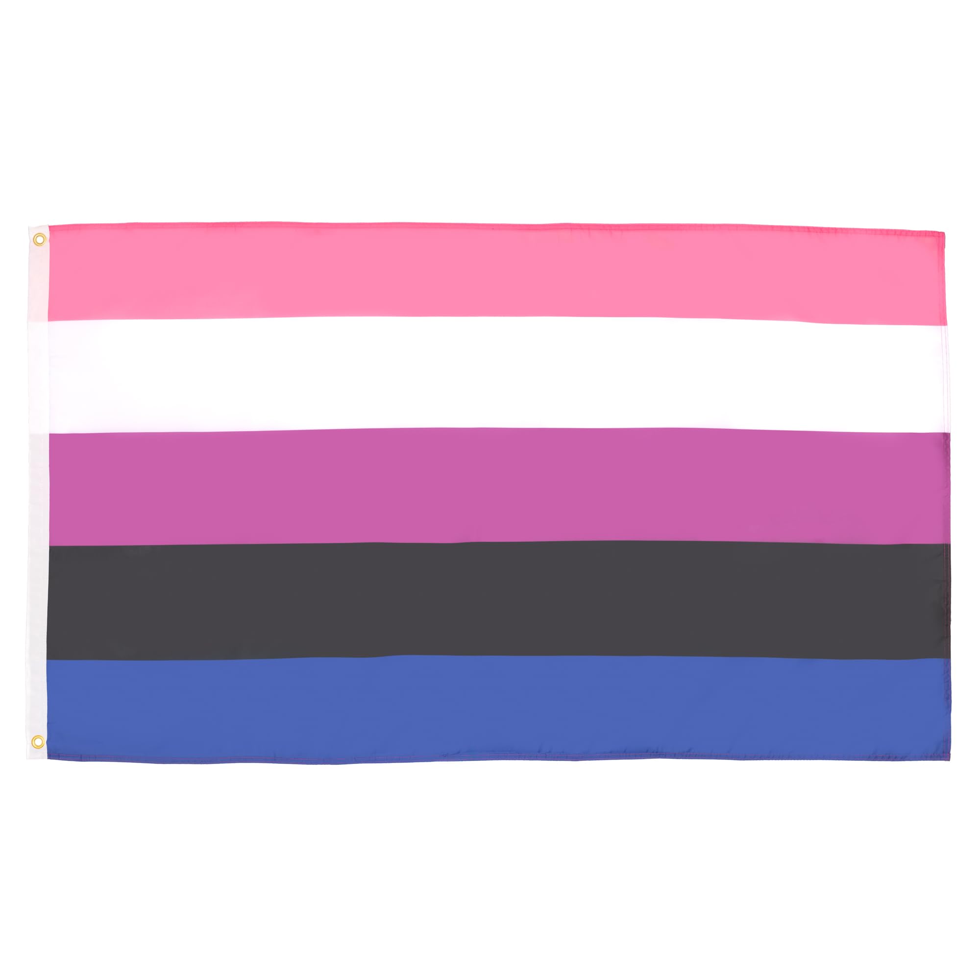 AZ FLAG - Genderfluid Pride Flag - 3x5 Ft - 100D Polyester Lgbt Genderqueer Banner with Two Metal Grommets - Fade Resistant - Vivid Colors - 3' x 5' Feet - 150x90 Cm