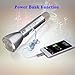 Karaoke Microphone Bluetooth Speaker Universal for Music Playing Singing and Recording Handheld Wireless Mic (Silver)