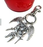 Supernatural Charm Keychain / Sam, Dean, and Cas - Team Free Will