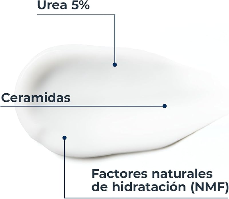 UreaRepair Crema de Manos Urea 5% (75 ml), crema hidratante reparadora 48 horas, con 5% urea y ceramidas para un alivio inmediato, ideal para manos secas y agrietadas