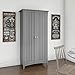 Bush Furniture Salinas Kitchen Pantry Cabinet with Doors in Cape Cod Gray