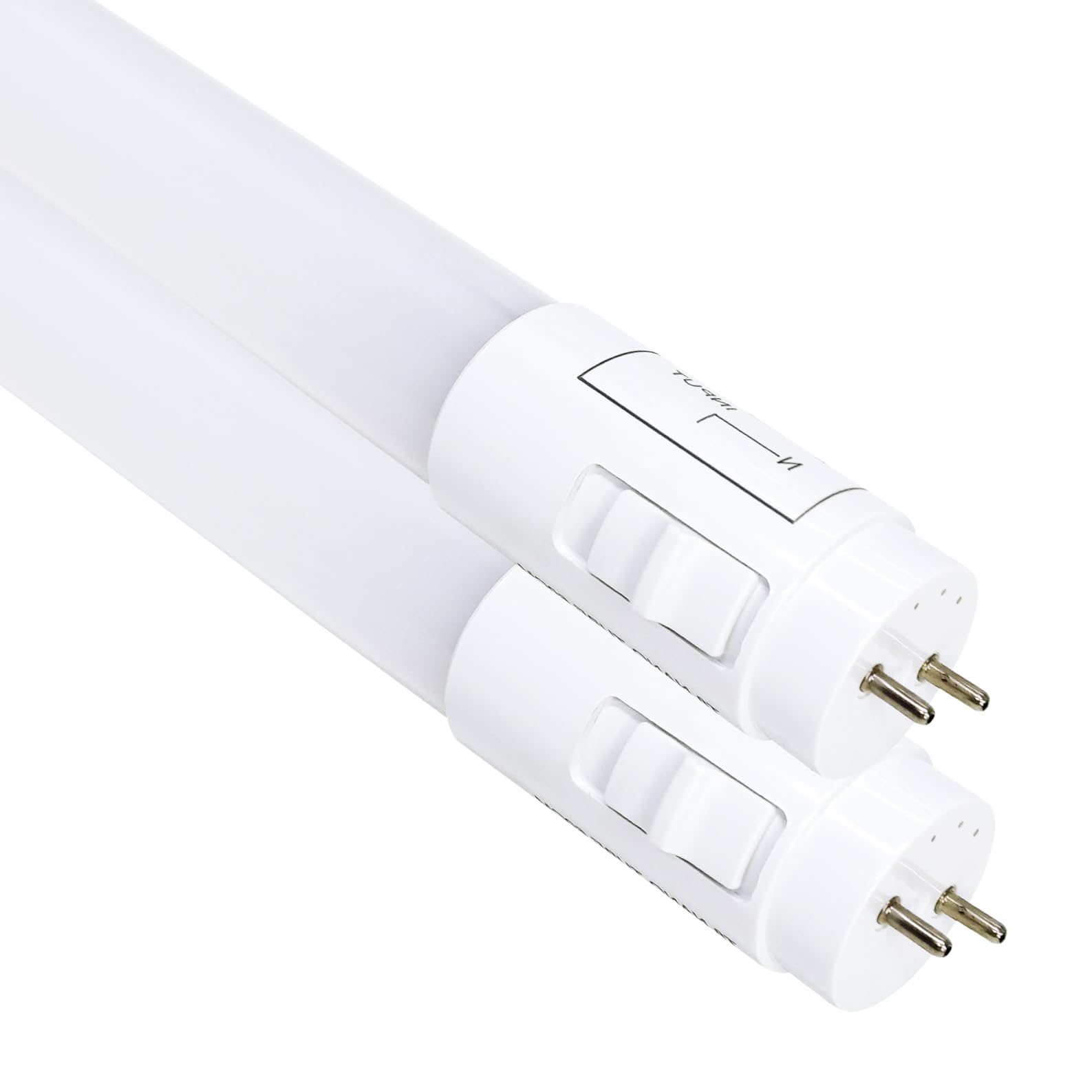 LED ATOMANT Pack of 2 LED Tubes 60 cm 9 W, CCT (Colour Selector Switch Warm White, Neutral White or Cool White), 1100 Lumens, LED Starter Included, Standard T8 G13