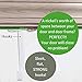 Unjumbly Over the Door Shoe Organizer with 40 Large Breathable Mesh Pockets, Space Saving Shoe Holder, Hanging Shoe Rack for Entryway Bedroom Closet Storage (Black Trim with Grey, 24 Pockets)