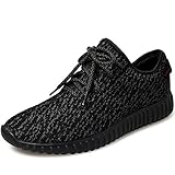 Lukisy Mens Fashion Sneakers Lace Up Lightweight Athletic Breathable Sports Running Walking Shoes