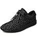 Lukisy Mens Fashion Sneakers Lace Up Lightweight Athletic Breathable Sports Running Walking Shoes