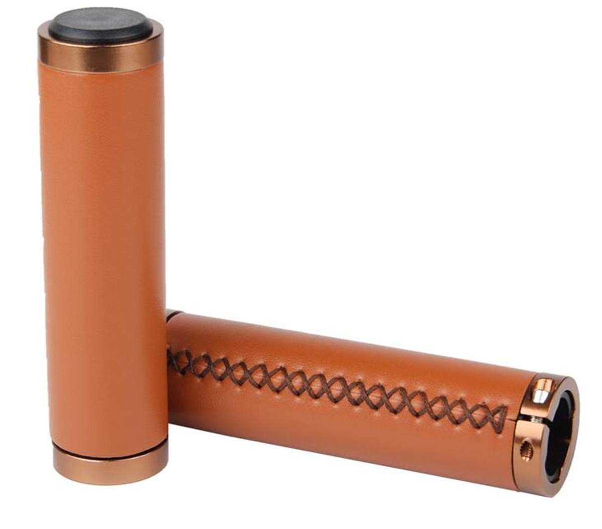 ETOPARS Bike Handlebar Grips With End Caps PU For MTB BMX Mountain Downhill Folding Bicycle