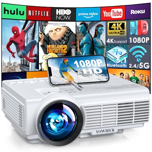Projector WiFi Bluetooth Portable Mini Projector